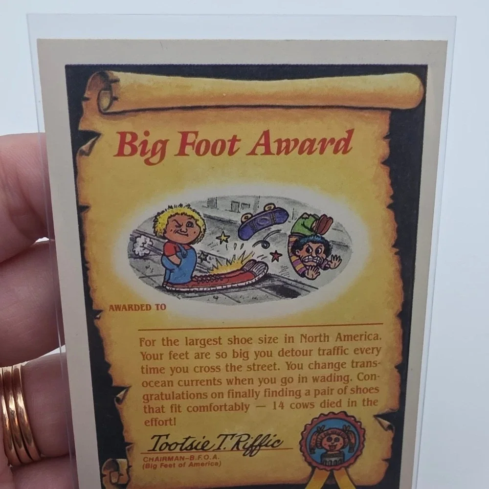Topps Garbage Pail Kids OS2 Dirty Harry Fair 52a